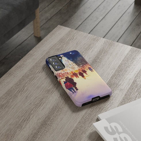 A Christmas Market in Denver Colorado - Impact Resistant Phone Case